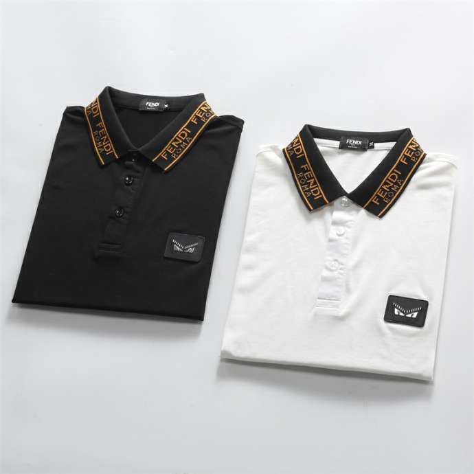 Picture of Fendi Polo Shirt Short _SKUFendiM-2XL829120154